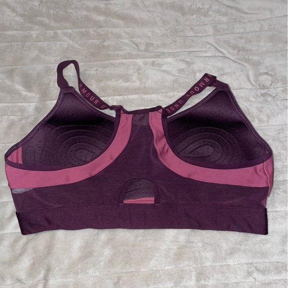 Under Armour XL set bra and shorts Polaris Purple - Picture 3 of 9